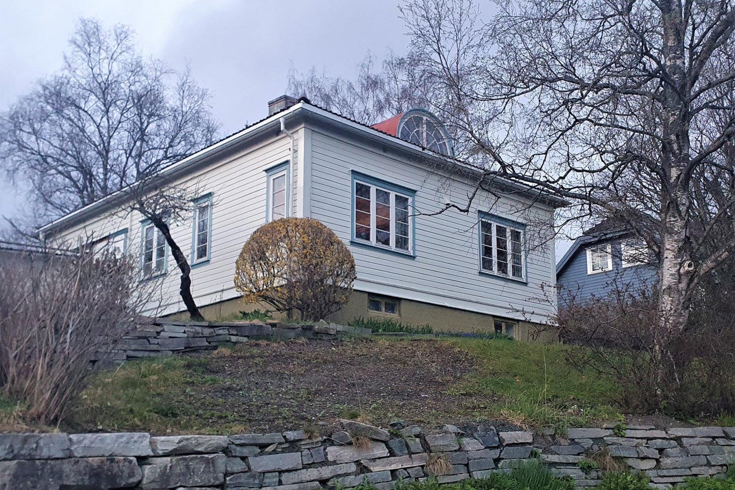 Šiame name Trondheime buvo įsikūrusi nacių pakaliko H.Rinnano gauja.<br> R.Mataitytės nuotr.