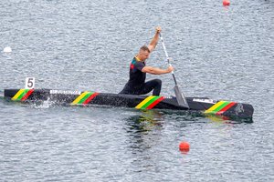 Pasaulio taurės varžybose – kanojininko H. Žustauto auksas ir keturvietės baidarės bronza