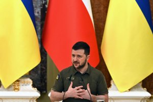 V. Zelenskis: Rusija vykdo prieš Ukrainą totalinį karą