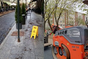 Sekmadienį Vilniaus gatvėje išsiliejo didelis kiekis maistinio aliejaus