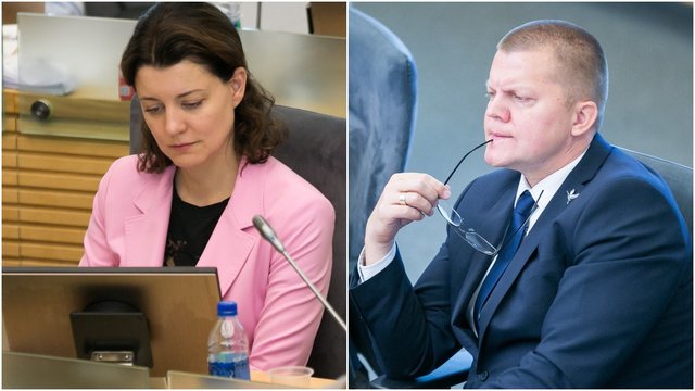 Nerimsta diskusijos dėl apsaugos įstatymo: Seimo nariai nevengė pasikeisti kandžiomis replikomis
