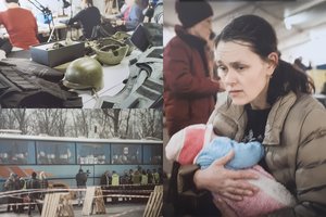 Zaporižės moterų kasdienybė: siuva šarvuotas liemenes ir gabena žuvusiųjų kūnus