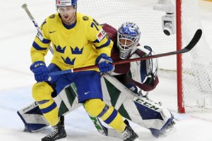 Latvijos ledo ritulininkai praleido tik vieną švedų įvartį, bet jis tapo lemtingas