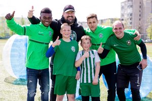 „Žalgirio“ 75-ojo gimtadienio šventėje futbolininkus bus galima išvysti kitame vaidmenyje