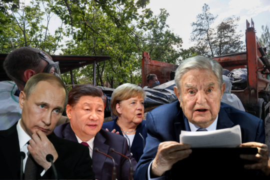  G.Sorosas savo kalboje kritikavo ne tik V.Putiną ir X.Jinpingą, bet ir A.Merkel.