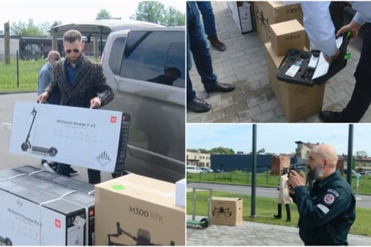 Nuo šiol kauniečiai galės miegoti ramiau: policija iš savivaldybės gavo dovanų triukšmo matuoklį