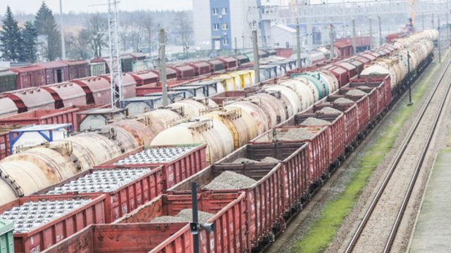 „Rail Baltic“ linija laikoma svarbiu tašku gabenant Ukrainos grūdus, tačiau išnaudojami ne visi pajėgumai