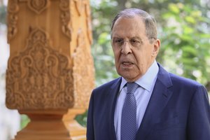 V. Putino pakalikas S. Lavrovas vėl mėtosi kaltinimais: Vakarai paskelbė totalinį karą visam rusų pasauliui