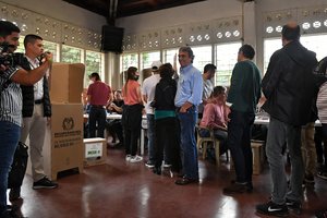 Kolumbijoje vyksta prezidento rinkimai