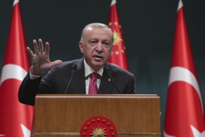 R. T. Erdoganas: Turkija nelauks JAV „leidimo“ pradėti naują puolimą Sirijoje
