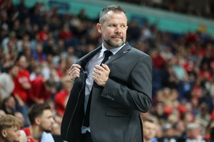 Po užtikrintos pergalės G. Žibėnas švęsti nesiruošė: „Mums ir „Lietkabeliui“ reikia laimėti dar po trejas rungtynes“