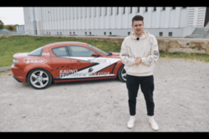 Benzininį automobilį į elektrinį perdarę studentai nustebino Paul de Miko – pakeitė iki šiol turėtą nuomonę