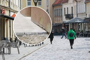 Pagrindinės Kauno senamiesčio gatvės rekonstrukcija gyventojus verčia kraipyti galvas: kažkas čia ne taip