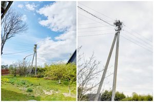Gandralizdžiui platformos prašę gyventojai liko nusivylę: elektrikai sukamą lizdą tiesiog išardė