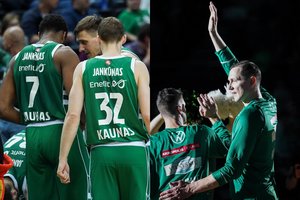 Kaunas nusilenkia „Žalgirio“ kapitonui: LKL dvikovoje – neeilinis P. Jankūnui skirtas vakaras