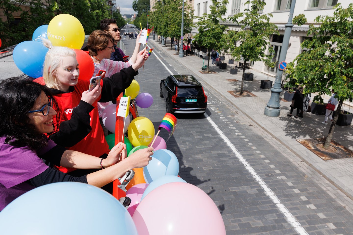 Vilniuje antradienį prasidėjo iki savaitgalio truksiantis „Baltic Pride“ festivalis.<br>T.Bauro nuotr.