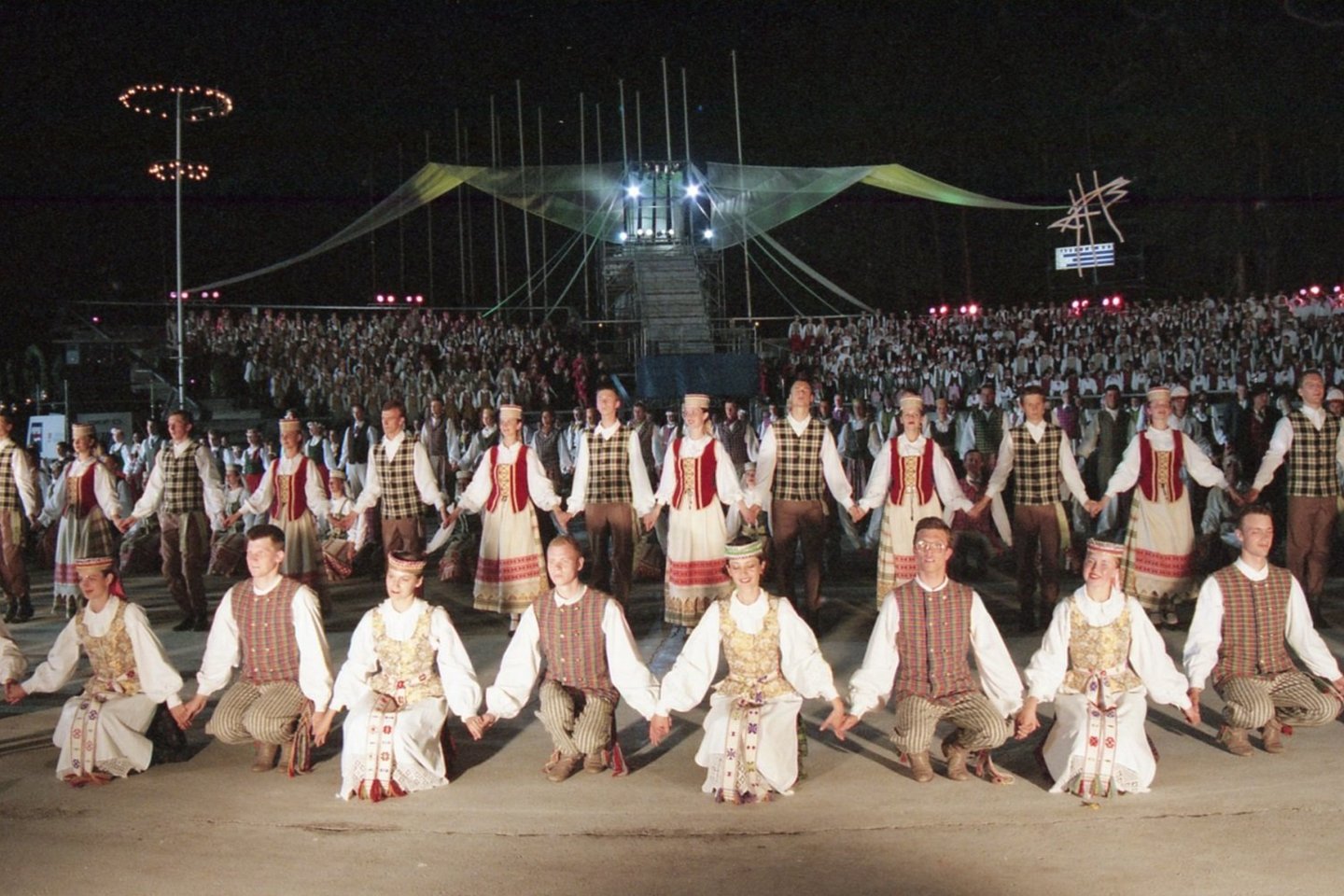 Baltijos šalių studentų dainų ir šokių šventė GAUDEAMUS.<br>LNKC archyvo nuotr.