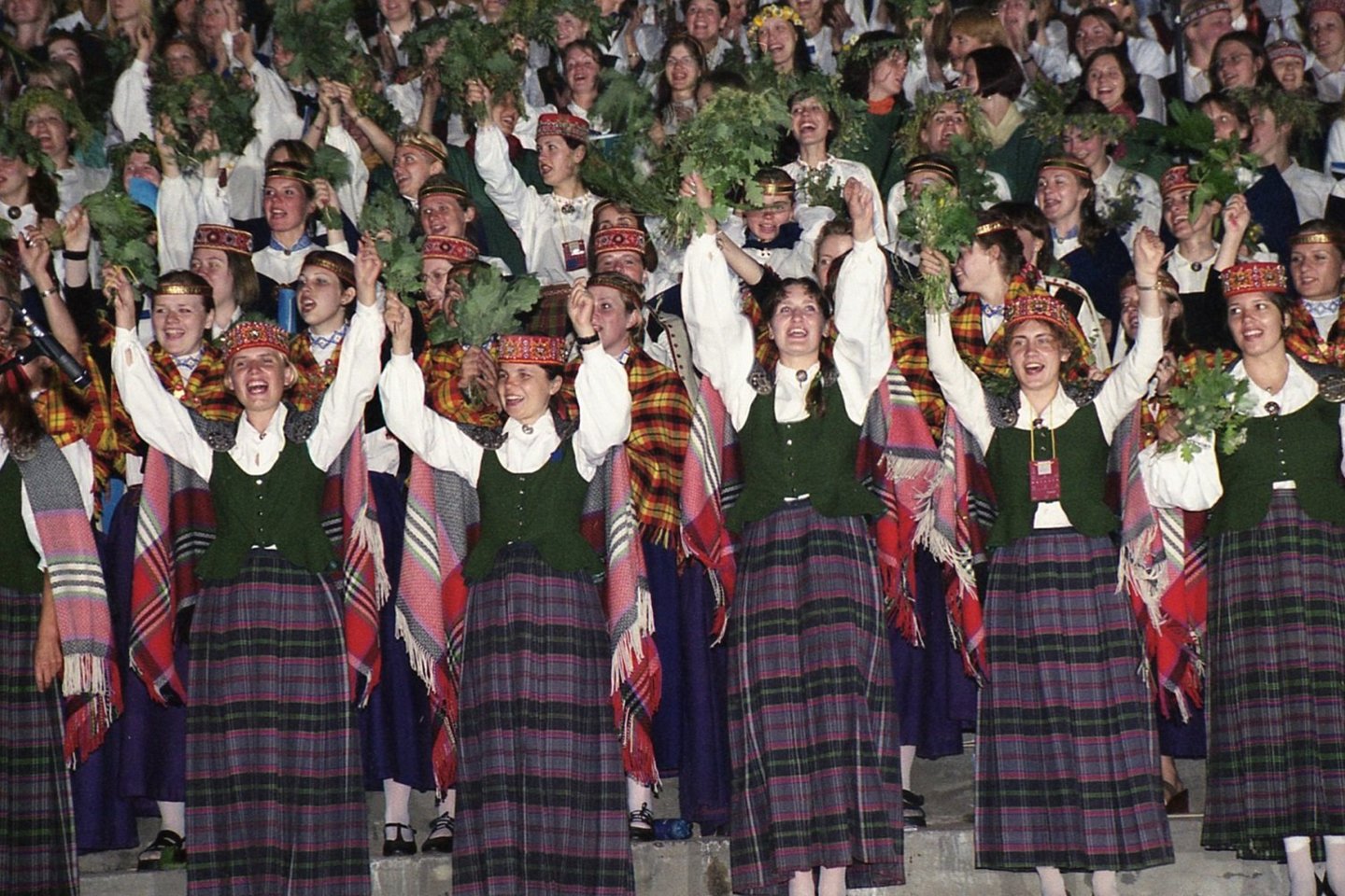 Baltijos šalių studentų dainų ir šokių šventė GAUDEAMUS.<br>LNKC archyvo nuotr.
