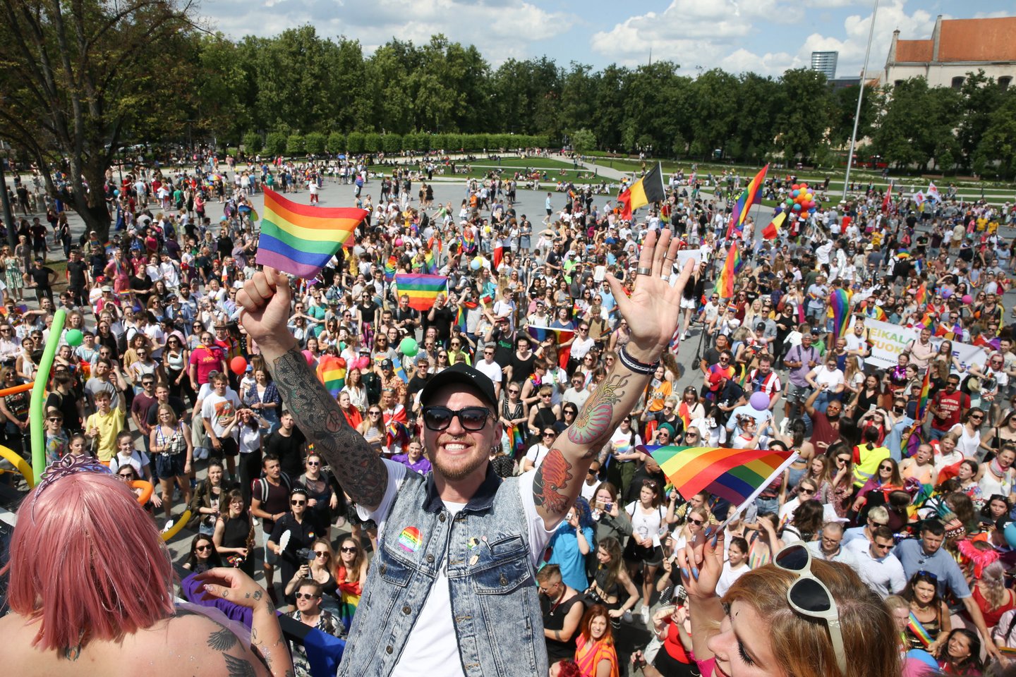 Policija ruošiasi „Baltic Pride“ eitynėms: budės sustiprintos pajėgos, bus tikrinami įtarimą keliantys asmenys.<br>R.Danisevičiaus nuotr.