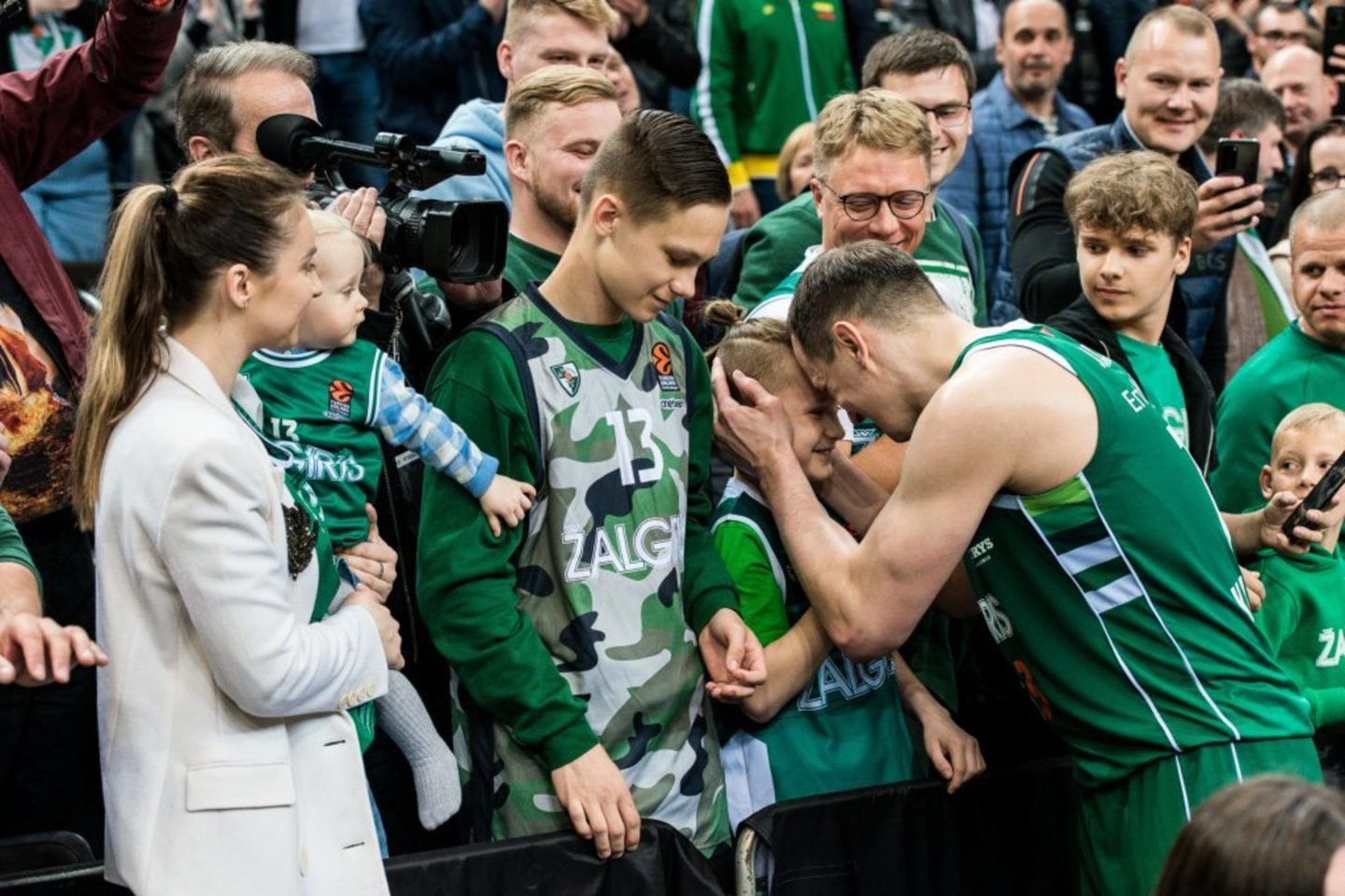 P.Jankūnas pergalingai užbaigė profesionalaus krepšininko karjerą.<br>Zalgiris.lt nuotr.