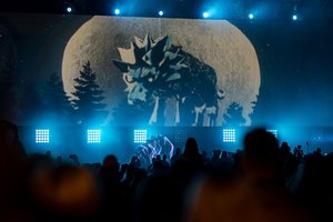 Įspūdinga „Vilniaus sapno“ misterijos premjera vidurnaktį nustebino Palangą (nuotraukos)