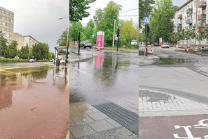 Sankryža skęsta po kiekvieno lietaus, tačiau Vilniaus valdžia didelės bėdos nemato