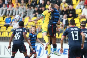 UEFA Tautų lygos premjera Vilniuje: Lietuvos rinktinei Liuksemburgas buvo per stiprus