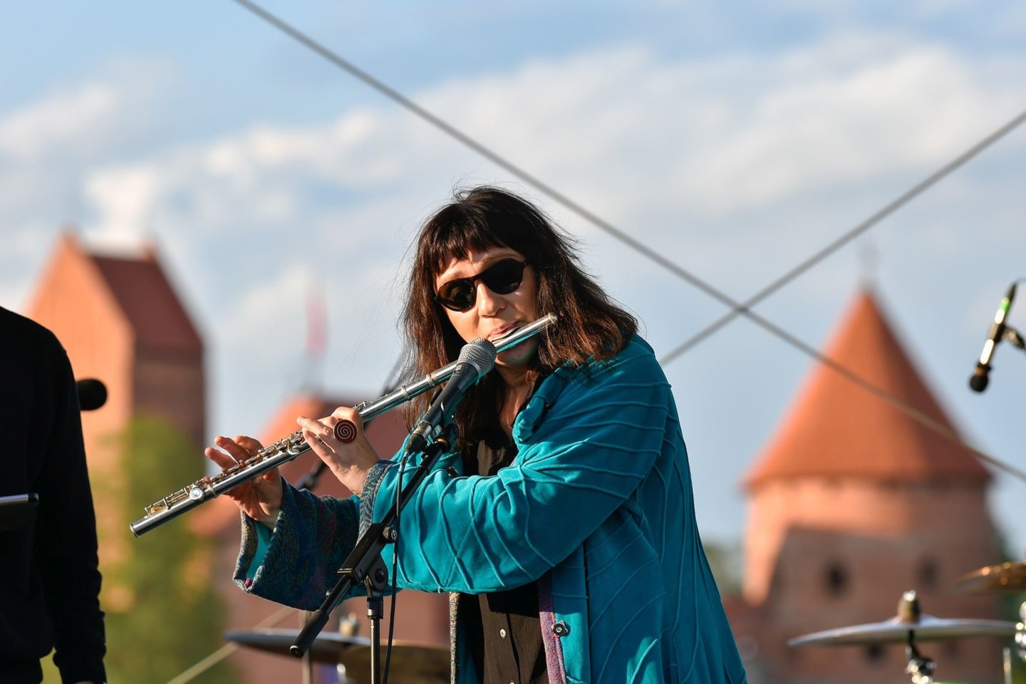 Akimirkos iš Trakų miesto šventės „Trakų vasara 2022“ vakaro koncerto.<br>V.Ščiavinsko nuotr.