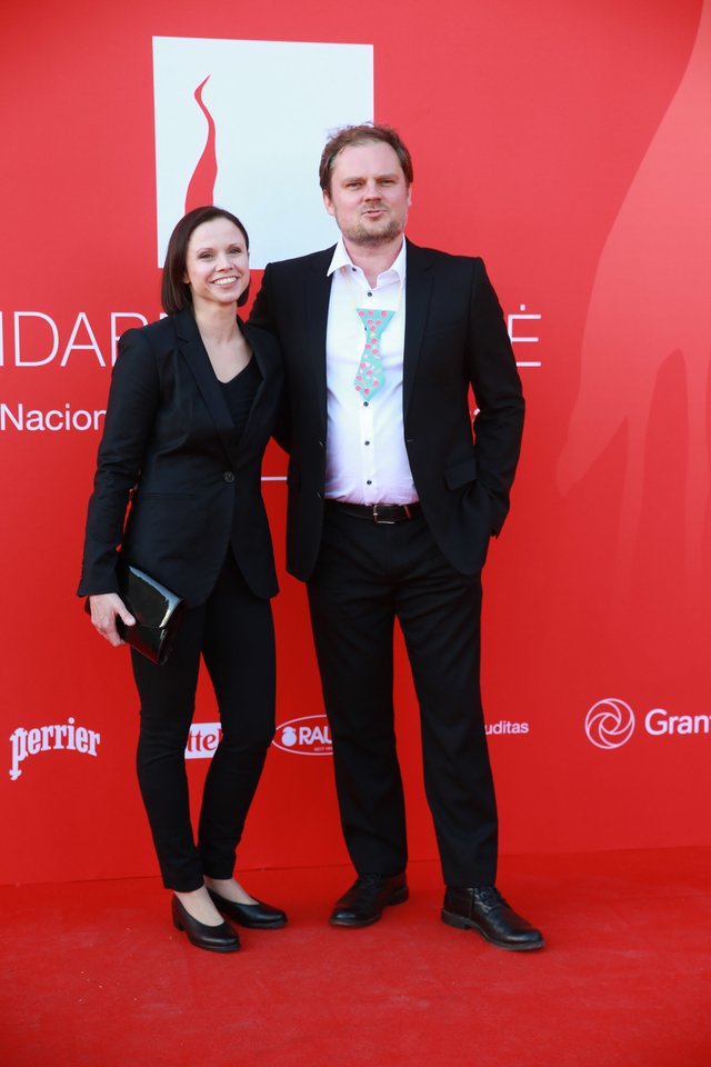Linas Mikuta su žmona Kristina Sereikaite.<br>R.Danisevičiaus nuotr.