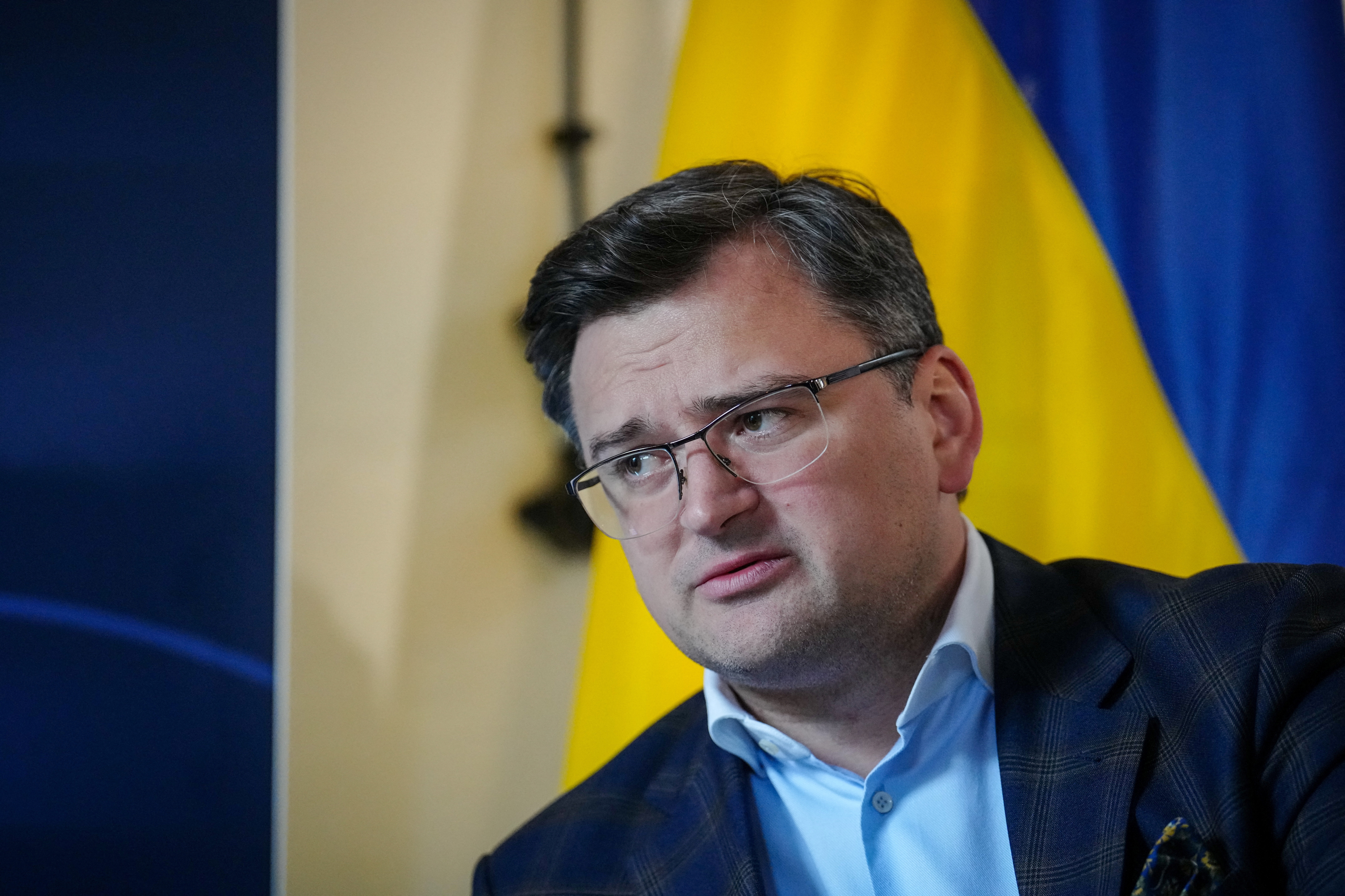 Dmytro Kuleba – Ukrainos politikas, diplomatas, nuo 2020 m. Ukrainos užsienio reikalų ministras.Reuters/Scanpix nuotr.