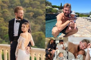 Pirmoji Tėvo diena Sabonių šeimoje: Shashana Rosen skyrė jautrų sveikinimą vyrui Domantui