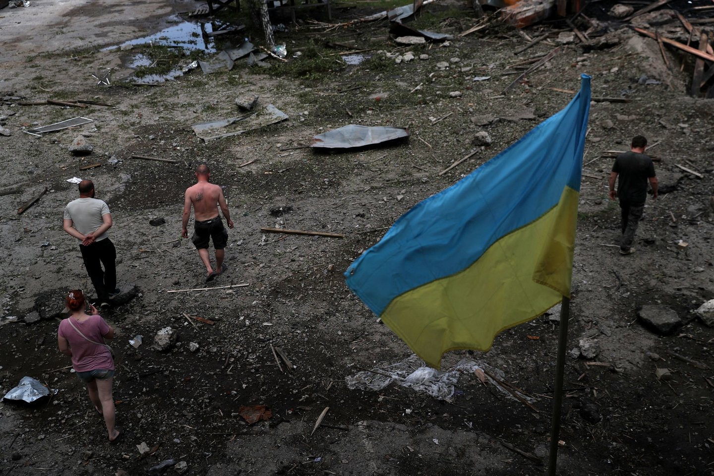 Karas Ukrainoje, Charkivo puolimas.<br>Reuters/Scanpix nuotr.