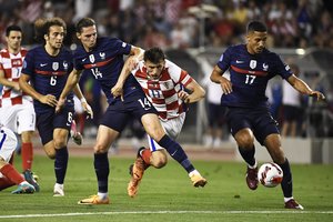 Tautų lygoje pasaulio čempionai prancūzai neišlaikė persvaros prieš kroatus