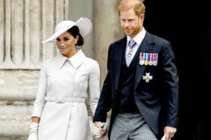 Meghan Markle ir princas Harry pirmą kartą parodė dukterį: ji – tėčio kopija