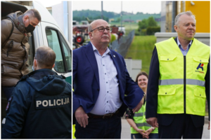 Įtariama didžiausią kyšį Lietuvoje davęs „Autokaustos“ vadovas pirmą kartą po sulaikymo pasirodė viešai