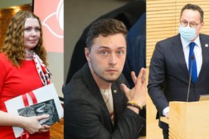 Trys parlamentarai ragina Seimą pasmerkti represijas Honkonge, nepripažinti jo lyderio