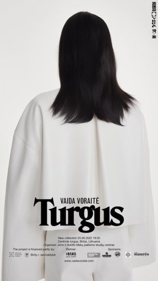 Iš Biržų kilusi ir šiuo metu Berlyne gyvenanti bei kurianti dizainerė Vaida Voraitė pristatys naują drabužių kolekciją, kurią pavadino „Turgus“.