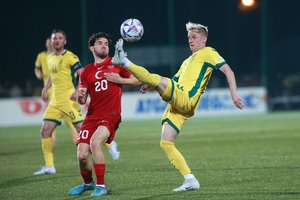 Visiška Lietuvos futbolo rinktinės tragedija – turkai Vilniuje atseikėjo net 6 įvarčius