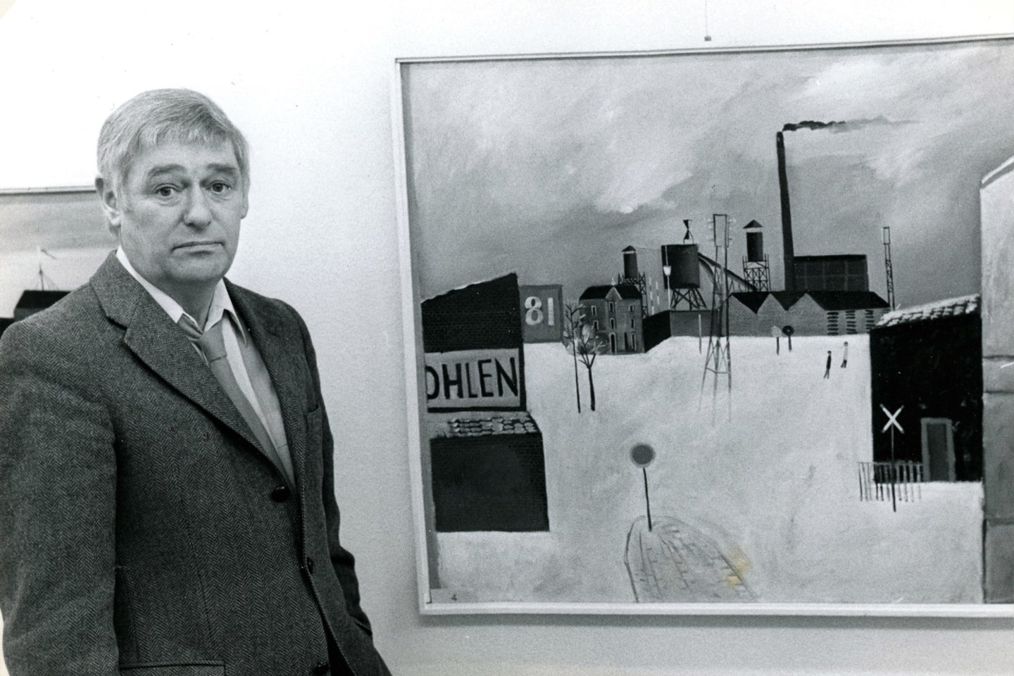  Iš Juknaičių (Šilutės apskritis) kilęs dailininkas H.Skodlerrakas.1972.<br>Rytprūsių krašto muziejaus nuotr.