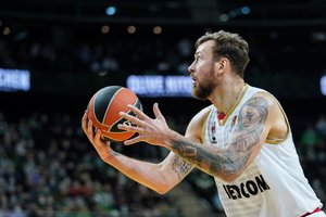 Dar ne finale: silpnai pasirodęs Donatas Motiejūnas su „Monaco“ paslydo išvykoje