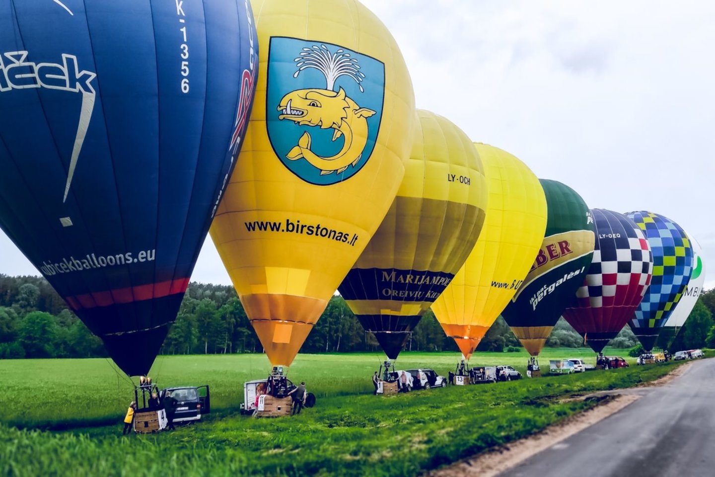 Oro balionų čempionatas vyks Birštone.<br> P.Grigaliūno nuotr.