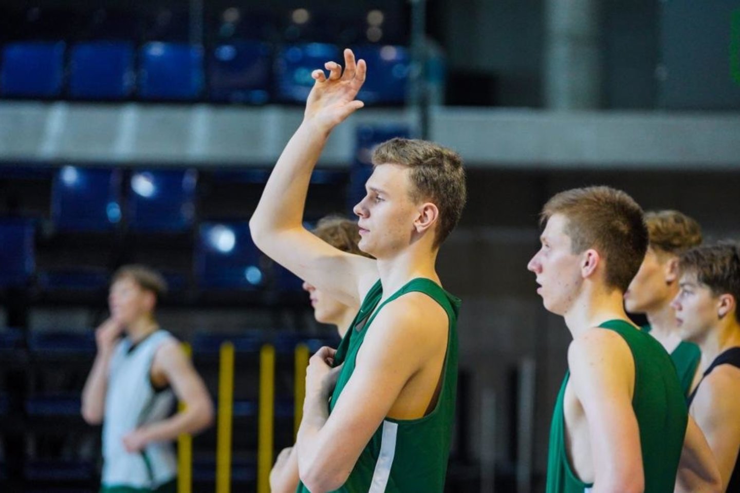 Šalies 17-mečių krepšinio rinktinė ruošiasi pasaulio čempionatui,<br>LFK nuotr.