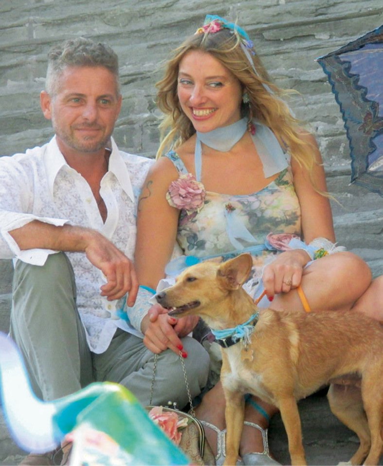 Meilė italui A. Amerighi padovanojo G.Pintukaitei naujų gyvenimo spalvų.<br>Nuotr. iš asmeninio albumo