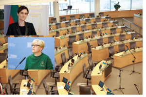 Seime tęsiasi opozicijos maištas: V. Čmilytė-Nielsen pasiruošusi kalbėtis, I. Šimonytė siūlo eiti dirbti