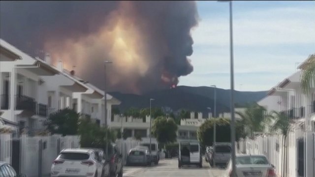 Ispanijoje kilusio gaisro pasekmės: gyventojai priversti ieškoti saugaus prieglobsčio