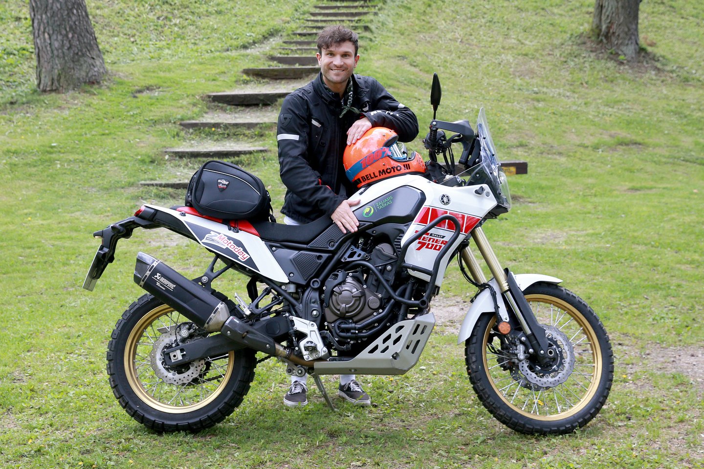 V.Baumila: „Motociklas yra mano aistra ir gyvenimo būdas.“<br>R.Danisevičiaus nuotr.