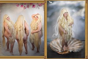 D. Bilevičiūtė įsiamžino Renesanso fotosesijoje: „Šiuolaikinis moters įvaizdis darosi sintetinis, silikoninis“