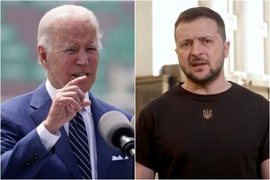 J. Bidenas: Ukrainos prezidentas V. Zelenskis nenorėjo girdėti perspėjimų apie invaziją
