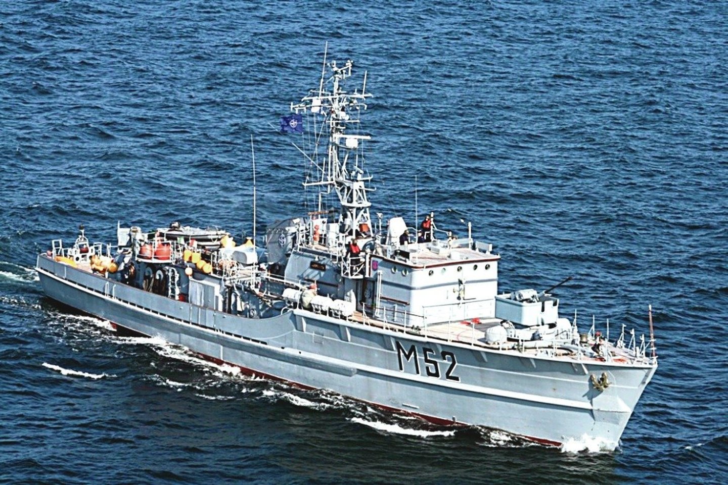 Laivas „Sūduvis“ 20 metų priklausė Lietuvos karinėms jūrų pajėgoms.<br>KJP nuotr.
