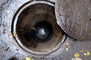 Kaune iš 10 metrų gylio kanalizacijos šulinio iškeltas vyras ir jo šuo